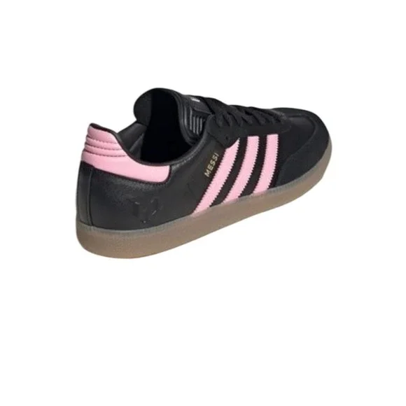 adidas NWB Samba Messi Inter Miami SZ 7.5 Mens Black Unisex Pink IH8158 Sneakers - Picture 4 of 12
